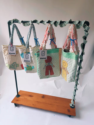 GOAT Vintage Upcycled Quilt Tote Bag Hardgoods - Vintage, Y2K and Upcycled Apparel