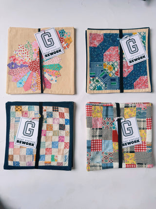 GOAT Vintage Upcycled Quilt Square Placemats Hardgoods - Vintage, Y2K and Upcycled Apparel