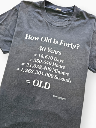 GOAT Vintage Forty Tee    Tee  - Vintage, Y2K and Upcycled Apparel