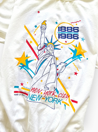 GOAT Vintage 1986 New York City Tee    Tee  - Vintage, Y2K and Upcycled Apparel