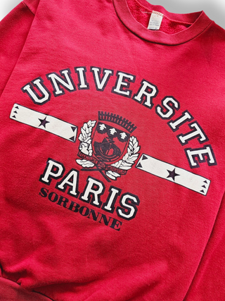 GOAT Vintage Paris University Sweatshirt    Tee  - Vintage, Y2K and Upcycled Apparel