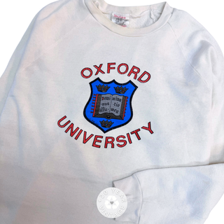 GOAT Vintage Oxford University Sweatshirt - Vintage, Y2K and Upcycled Apparel