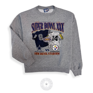 GOAT Vintage Lee Super Bowl XXX Sweater - Vintage, Y2K and Upcycled Apparel