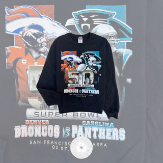 GOAT Vintage Super Bowl 50 Sweater - Vintage, Y2K and Upcycled Apparel