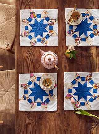 GOAT Vintage Upcycled Quilt Square Placemats Hardgoods - Vintage, Y2K and Upcycled Apparel
