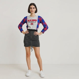 GOAT Vintage +REwork Ole Miss Upcycled Sweatshirt Top - Vintage, Y2K and Upcycled Apparel
