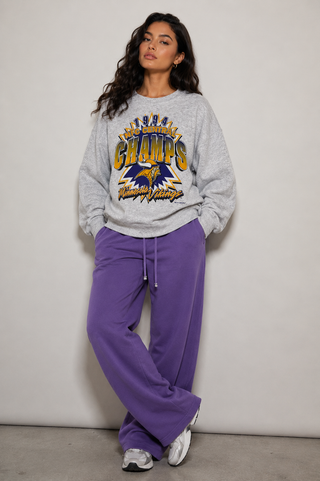 GOAT Vintage Vikings Champs Sweater - Vintage, Y2K and Upcycled Apparel