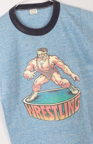 GOAT Vintage 1978 Wrestling Ringer    T-shirt  - Vintage, Y2K and Upcycled Apparel