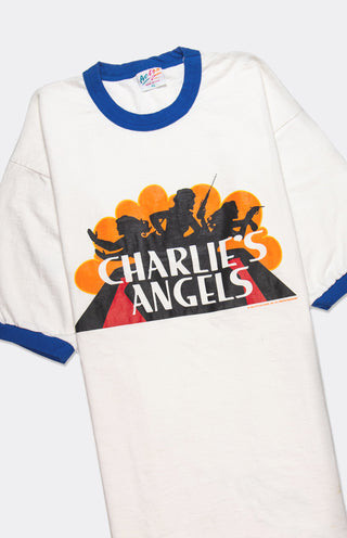 GOAT Vintage Charlie's Angels Ringer Tee    Tees  - Vintage, Y2K and Upcycled Apparel