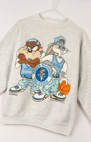 GOAT Vintage Taz & Bugs North Carolina Sweatshirt    Sweatshirt  - Vintage, Y2K and Upcycled Apparel