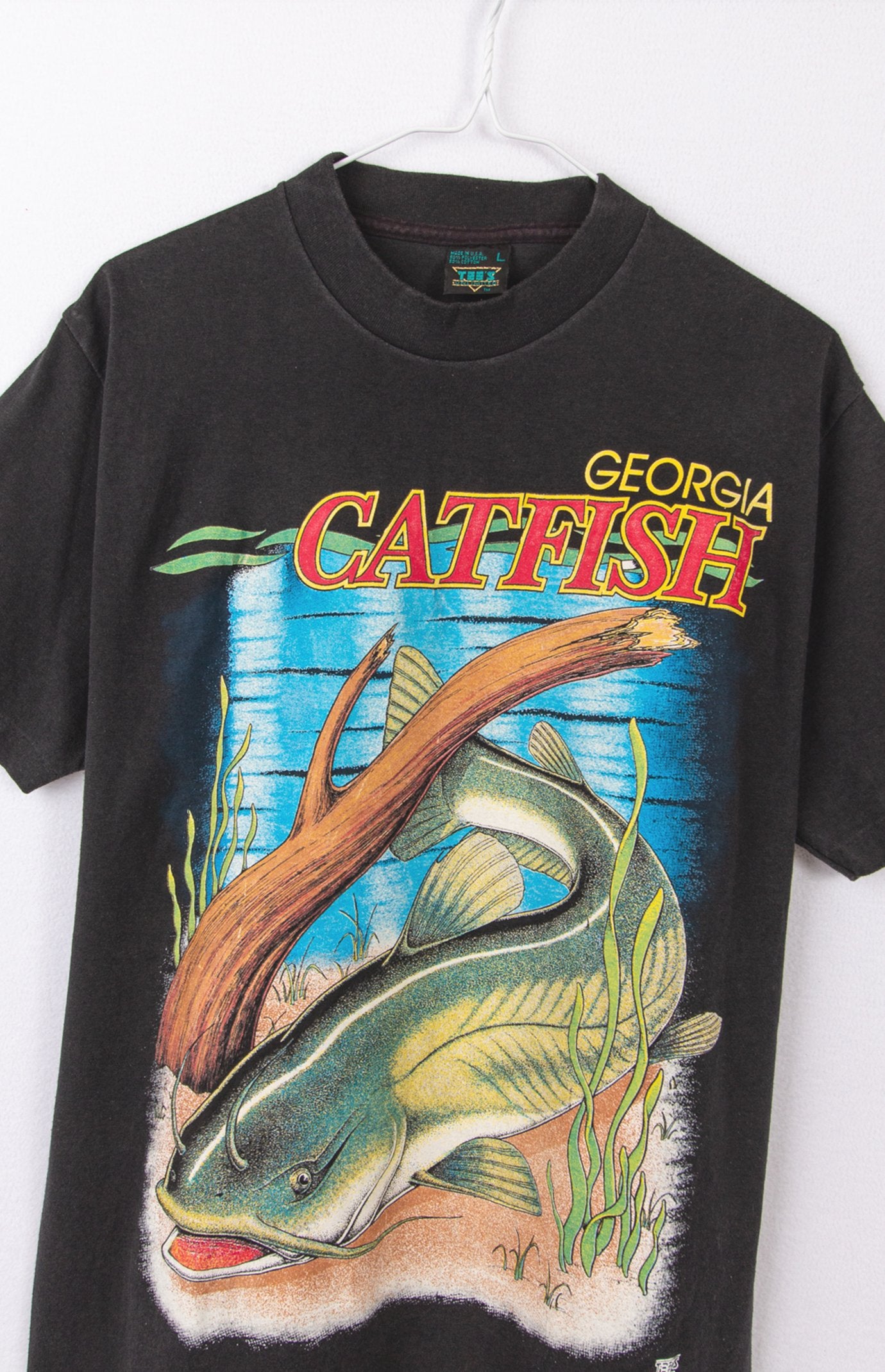 Georgia Catfish Tee, Vintage Graphic T-Shirts
