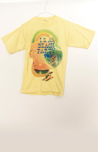 GOAT Vintage I.S.A Beach Party '76 Tee    Tee  - Vintage, Y2K and Upcycled Apparel