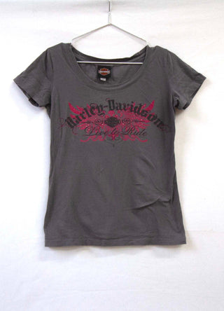 GOAT Vintage Cowboy Harley Tee    T-Shirt  - Vintage, Y2K and Upcycled Apparel