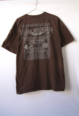 GOAT Vintage Smoky Mountain Harley Tee    T-Shirt  - Vintage, Y2K and Upcycled Apparel