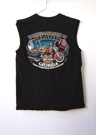 GOAT Vintage Atlanta Georgia Harley Tank    T-Shirt  - Vintage, Y2K and Upcycled Apparel