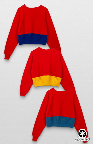GOAT Vintage Two Toned Sweatshirt    Sweatshirt  - Vintage, Y2K and Upcycled Apparel